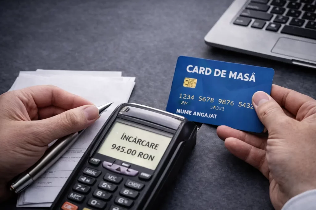 Pontaj și tichete de masă în 2026 – verificare fluturaș–card și încărcare pe card