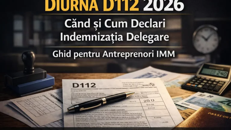 Diurna D112 2026 – ghid complet pentru declararea corectă a diurnei în D112
