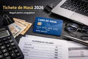 Tichete de masă 2026 – reguli pentru angajatori, telemuncă și pontaj