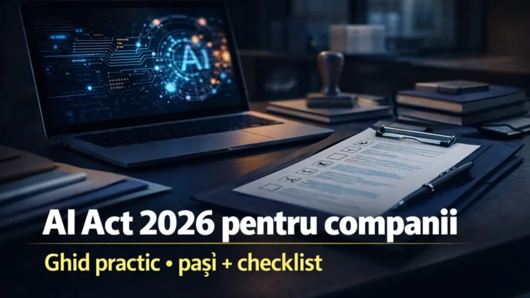 AI Act 2026 pentru companii – ghid practic de conformare în România