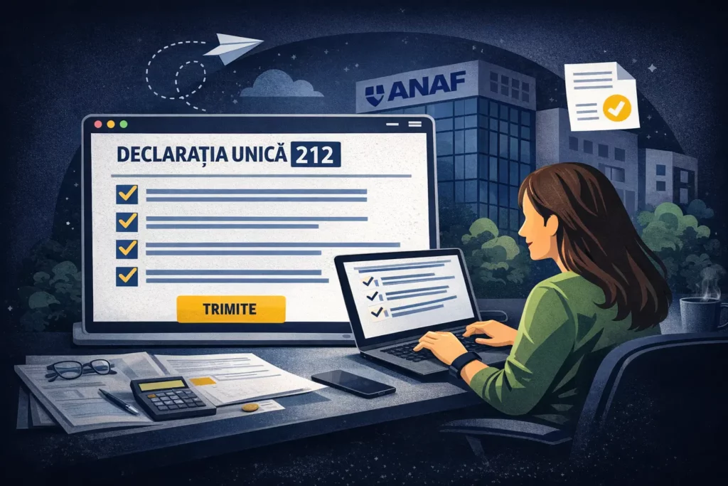 Checklist Declarația unică 2026 (D212): pași de completare și depunere în SPV
