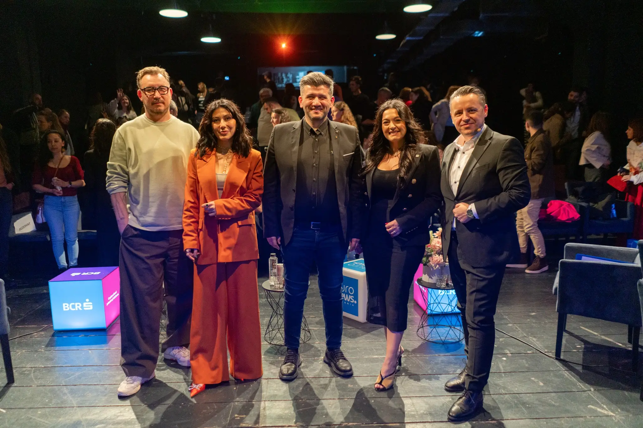 Mentorii editiei Permis de Antreprenor din 25 martie 2026, in timpul sesiunii live de mentorat cu afaceri prezentate in sala