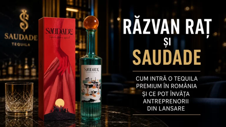 Răzvan Raț și Saudade: cum intră o tequila premium în România și ce pot învăța antreprenorii din lansare