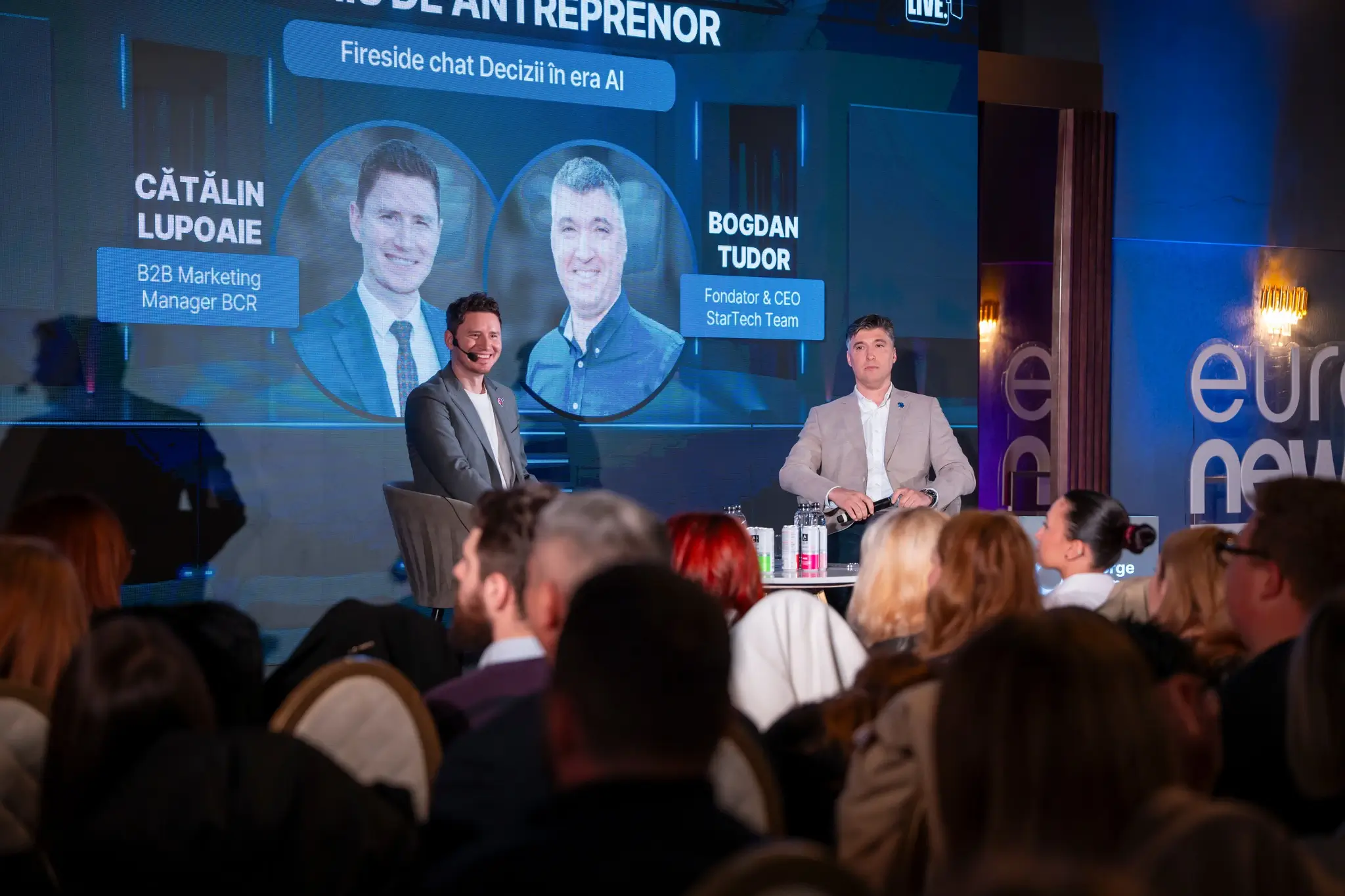 Panel AI Advantage la Permis de Antreprenor Summit 2026 cu Bogdan Tudor și Cătălin Lupoaie BCR