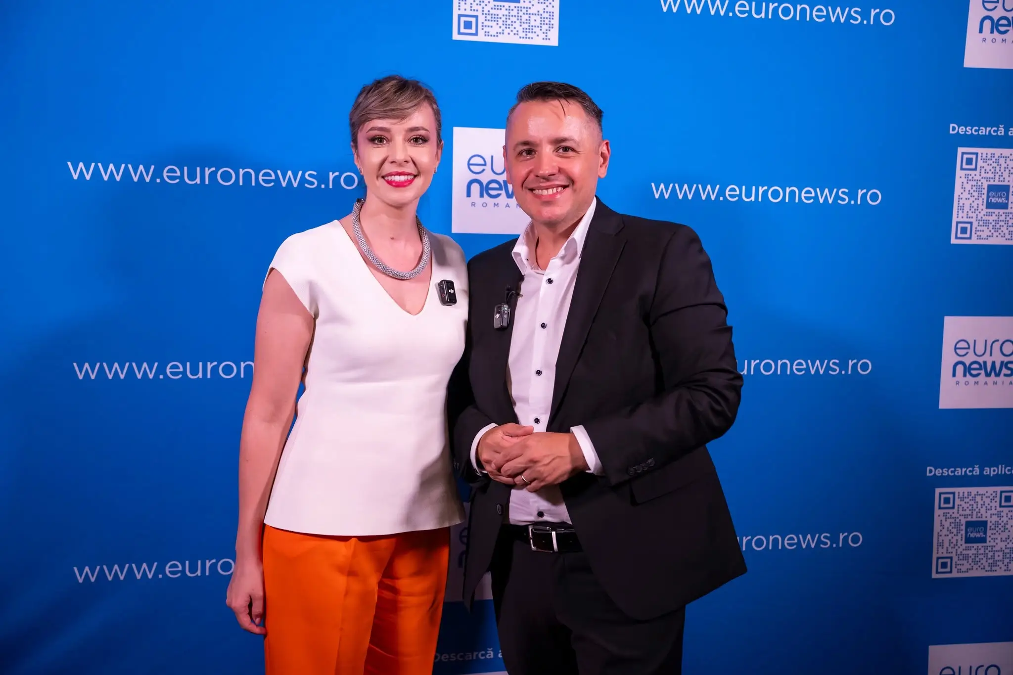 Dr. Alexandra Mircea, medic stomatolog și fondatoarea clinicii Dentalist, alături de Constantin Paraschiv la ediția Permis de Antreprenor din 27 mai 2026