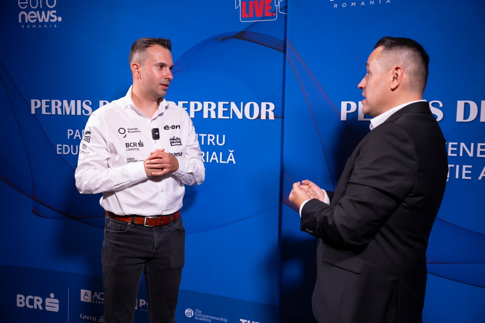 Constantin Paraschiv și Dominic Marcu la Permis de Antreprenor, într-o conversație despre motorsport, risc calculat și antreprenoriat