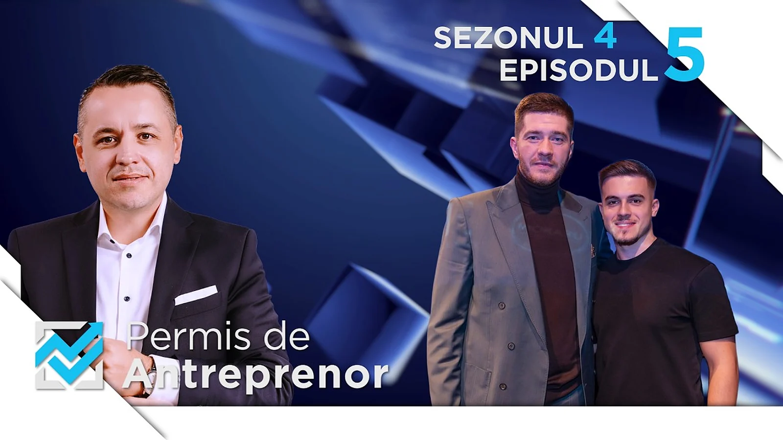Antonio Nițu și Cosmin Dumitrașcu alături de Constantin Paraschiv în Permis de Antreprenor, episod despre cash flow și creșterea Gabriele BB