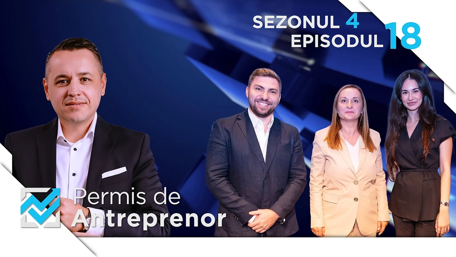 Samira Maskan și Claudiu Mihalcea, fondatorii SKKIN Korean Facial Express, alături de Roxana Gena Mircea și Constantin Paraschiv la Permis de Antreprenor